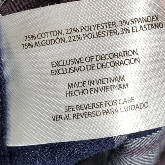 Orvis Womens Shirt Size XL Black Pink Plaid Button Front - Picture 9 of 9